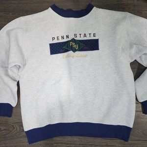 Vintage Jansport Penn State Nittany Lions Gray and Blue Sweater